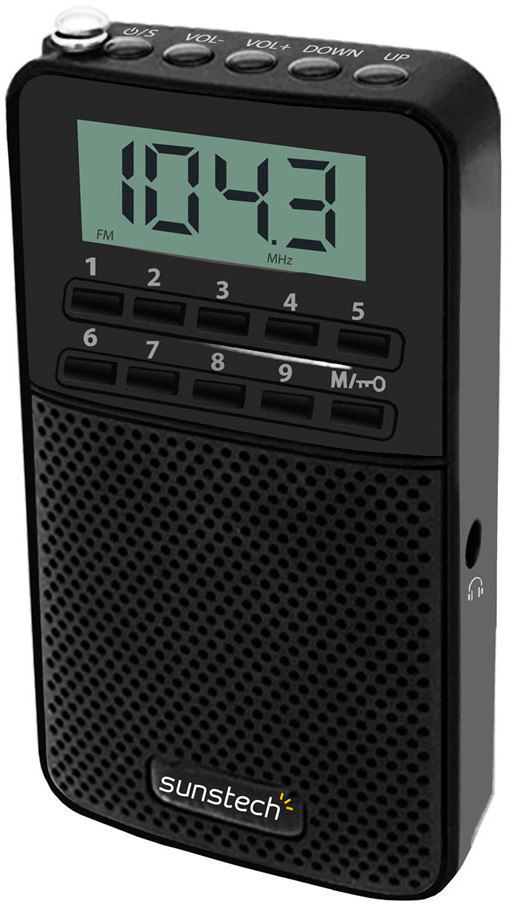 SUNSTECH RADIO RPDS81BK NEGRA DIGITAL