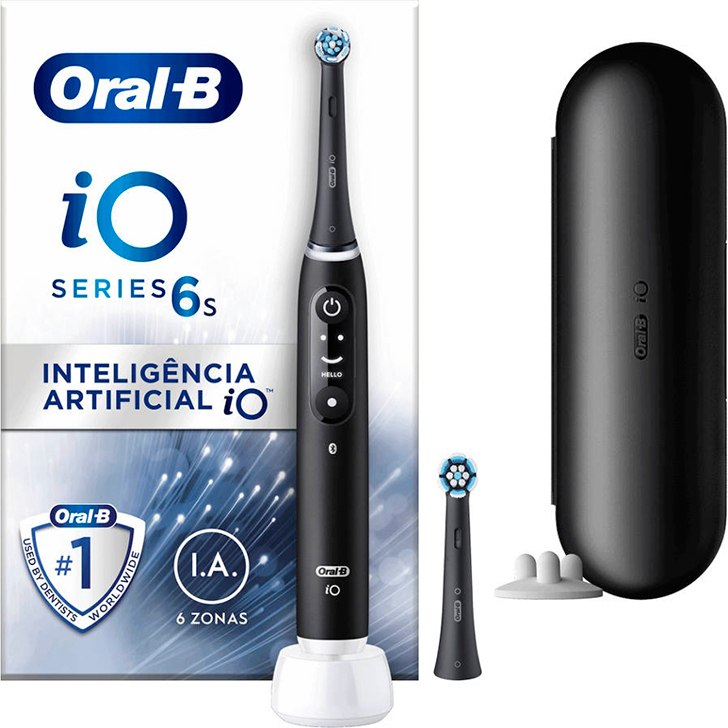 Cepillo dental IO 6S Negro Oral-B