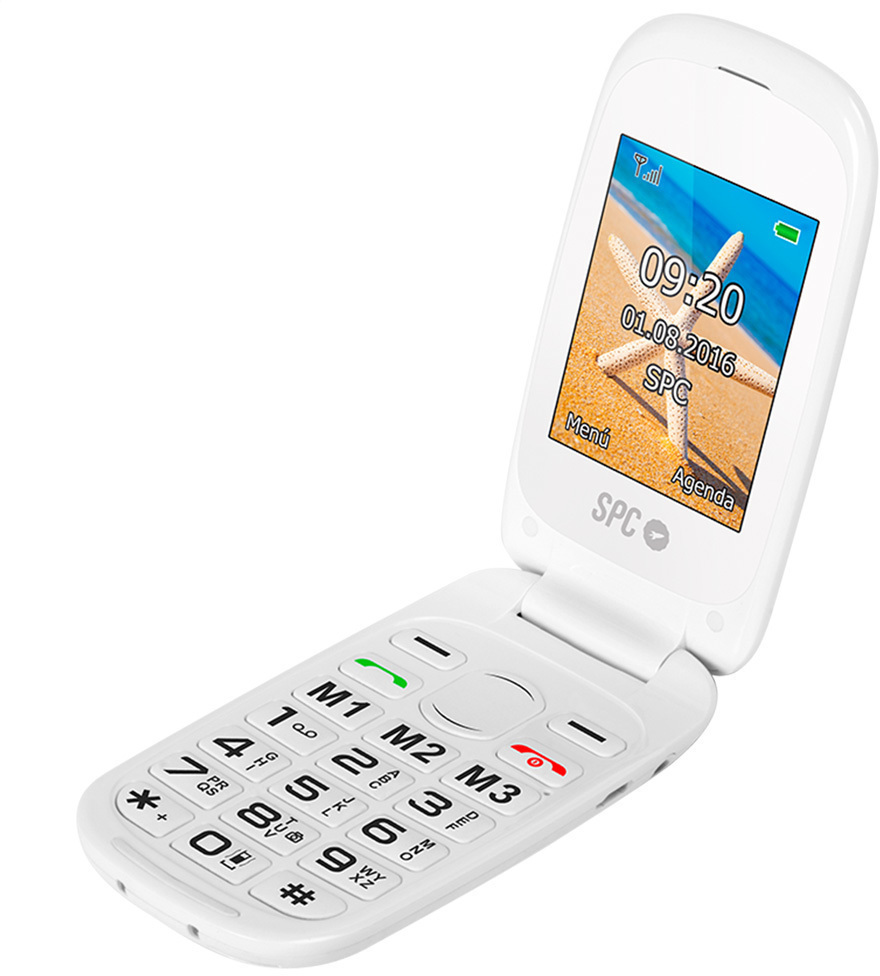 Teléfono Libre 2304B Blanco SPC