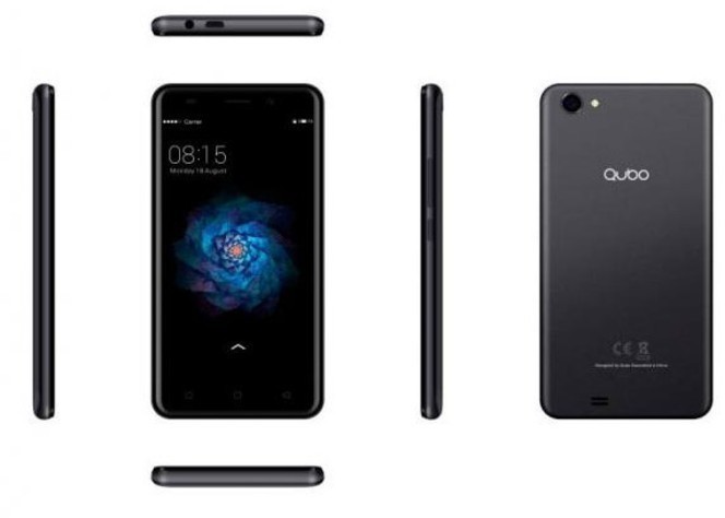 Telefono Qubo SP510 5" Bluetooth Android Negro